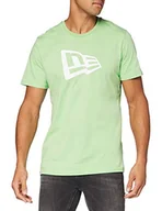 Koszulki męskie - New Era Męski T-shirt Ne Flag Tee Aqm z krótkim rękawem turkusowy turkusowy S - miniaturka - grafika 1