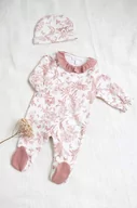 Piżamy dla dziewczynek - Tartine et Chocolat śpioszki bawełniane niemowlęce kolor różowy wzorzysta - TARTINE ET CHOCOLAT - miniaturka - grafika 1