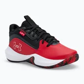 Buty sportowe męskie - Buty do koszykówki dziecięce Under Armour GS Lockdown 7 red/black/white WYSYŁKA W 24H 30 DNI NA ZWROT - miniaturka - grafika 1