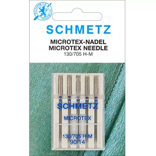 130/705 H-M VDS Igły do jedwabiu i mikrofazy SCHMETZ do maszyn domowych, 5szt.x90 - Akcesoria i części do maszyn do szycia - miniaturka - grafika 1