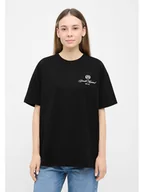 Koszulki i topy damskie - Bench Koszulka "Taja" w kolorze czarnym - miniaturka - grafika 1