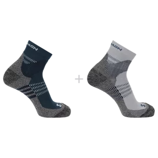 SKARPETY SALOMON X ULTRA ACCESS CREW 2-PACK C21662 - Skarpetki sportowe męskie - miniaturka - grafika 1