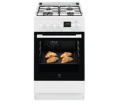 Kuchenki gazowo-elektryczne - Electrolux 600 LKK560224W - miniaturka - grafika 1