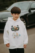 Bluzy dla chłopców - Bluza oversize Funky Teddy - miniaturka - grafika 1