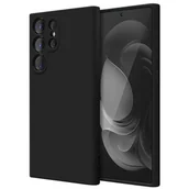 Etui i futerały do telefonów - Etui CRONG Color Cover do Samsung Galaxy S23 Ultra Czarny - miniaturka - grafika 1