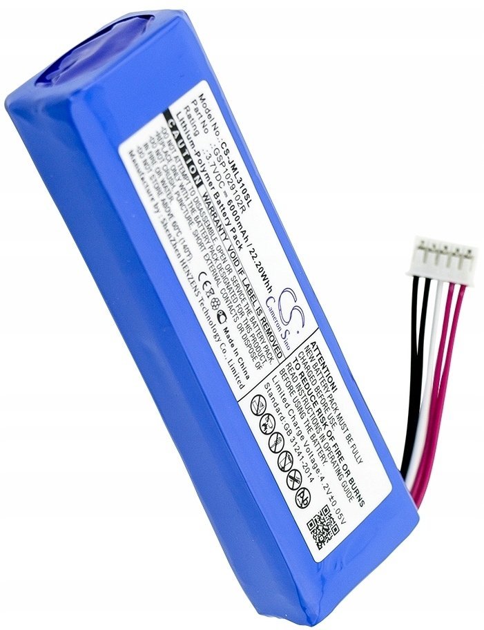 Bateria Cameron Sino AKUMULATOR GSP1029102R DO JBL CHARGE 2+ 3 3,7V 6000mAh 0064