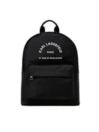 Plecaki - KARL LAGERFELD Plecak A1M30099 Czarny - miniaturka - grafika 1