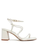 Sandały damskie - Aldo Sandały Harmonni 13768226 Biały - miniaturka - grafika 1