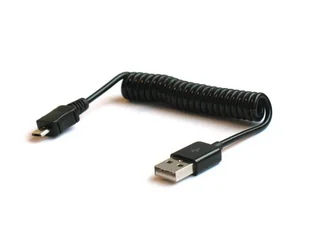 Savio CL-11 Kabel USB A(M) - USB Micro Spirala - Kable USB - miniaturka - grafika 2