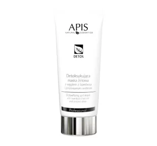 Apis Professional Detoksykująca maska żelowa z węglem z bambusa i jonizowanym srebrem - Detox Mask Detoksykująca maska żelowa z węglem z bambusa i jonizowanym srebrem - Detox Mask - Kremy i maski do rąk - miniaturka - grafika 1