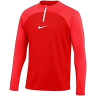 Bluzy damskie - Bluza Nike NK Dri-FIT Academy Drill Top K M DH9230 (kolor Czerwony, rozmiar XL) - miniaturka - grafika 1