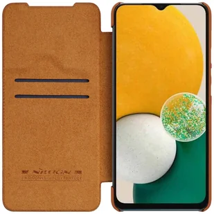 Nillkin Qin Leather etui skórzany pokrowiec z klapką portfel brązowe - Portfele - miniaturka - grafika 6