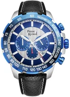 Zegarki męskie - Zegarek męski Pierre Ricaud P97236.L217CH czarny - miniaturka - grafika 1