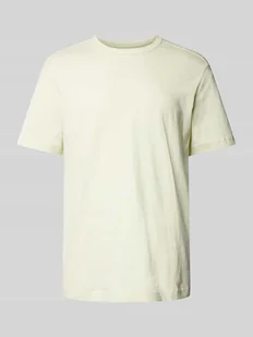 T-shirt o kroju regular fit z czystej bawełny z gumowanym nadrukiem z logo - Koszulki męskie - miniaturka - grafika 1