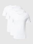 Koszulki męskie - T-shirt z dekoltem w serek w zestawie 3 szt. model ‘Classic’ - miniaturka - grafika 1