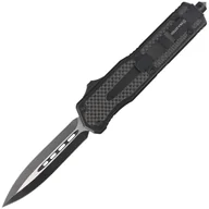 Noże - Nóż automatyczny Dulotec OTF Aluminium / Carbon Fiber, Two-Tone Finish 3Cr13MoV (K184A) - miniaturka - grafika 1