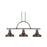 Lampy sufitowe - Elstead Lighting Emery 3Lt Island Light Palladian Bronze QZ/EMERY3P PN Elstead lampa wisząca stylowa QZ/EMERY3P PN) - miniaturka - grafika 1