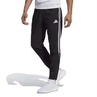 Spodnie adidas Tiro 23 League Woven IB5012 - czarne - Adidas - Spodnie sportowe męskie - miniaturka - grafika 1