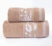 Ręczniki - Ręcznik Xmas Mess 70x125 beżowy świąteczny Greno - miniaturka - grafika 1