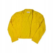 Swetry damskie - Narzutka bolerko damskie rękaw CALVIN KLEIN S - Calvin Klein - miniaturka - grafika 1