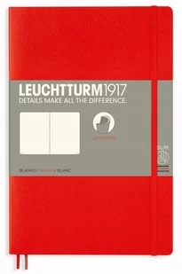 Leuchtturm 1917 notatnik Soft Cover paperback, czerwony - Pozostałe akcesoria dla plastyków - miniaturka - grafika 1