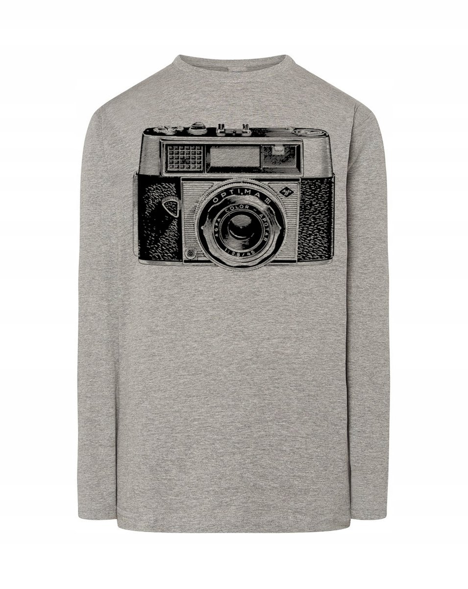 Longsleeve VINTAGE nadruk Aparat Optima r.M