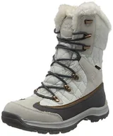 Śniegowce damskie - Jack Wolfskin Damskie śniegowce Aspen Texapore High W, Bia?e srebro, 37 EU - miniaturka - grafika 1