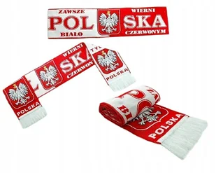 Godan Szalik Kibica Bia/cze Polska 130cm Go - Kartki okolicznościowe i zaproszenia - miniaturka - grafika 2