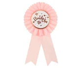 Wieczór panieński i kawalerski - Kotylion na wieczór panieński Bride to be różowy - miniaturka - grafika 1