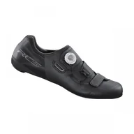 Buty rowerowe - Męskie Buty Rowerowe, Szosowe Shimano Rc502 Black - Rozmiar Euro 42 - miniaturka - grafika 1