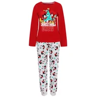 Piżamy damskie - Myszka Mickey Świąteczna Piżama Unisex, Długi Rękaw, Bawełniana, Oeko-Tex - miniaturka - grafika 1