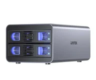 Obudowy i kieszenie na dyski twarde - Unitek Obudowa RAID SATA 2.5"/3.5" - 4 tryby, 40TB, USB-C, 10Gb/s - miniaturka - grafika 1