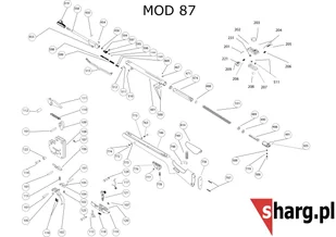 Śruba mocująca kabłąk przednia Hatsan MOD 33 - 155, Dominator 200, Striker, Proxima (777) - Osprzęt do wiatrówek - miniaturka - grafika 11