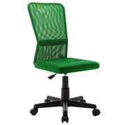 Fotele i krzesła biurowe - vidaXL Krzesło biurowe zielone 44x52x100 cm z siatką 289514 - miniaturka - grafika 1