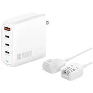 Ładowarki do telefonów - Ładowarka sieciowa 4smarts Flex Pro 100W 3xUSB-C + 1xUSB-A Travel Edition biała - miniaturka - grafika 1