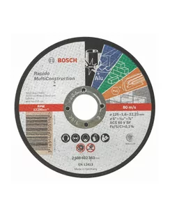 Bosch Tarcza tnąca prosta Multi Construction średnica 125 mm 2608602383 - Materiały ścierne - miniaturka - grafika 2
