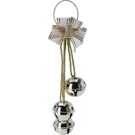 Tace i patery - Dekoracja Świąteczna Na Drzwi - Kokarda Na Kole, 3 Dzwoneczki - miniaturka - grafika 1