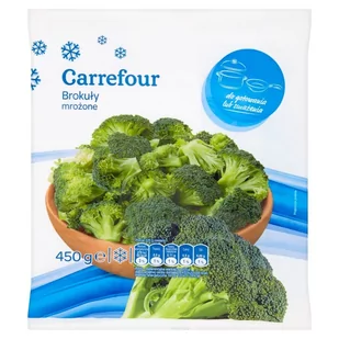 Carrefour Brokuły mrożone 450 g - Mrożonki warzywne i owocowe - miniaturka - grafika 1