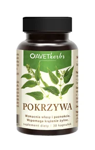Avet Pharma Herbs Pokrzywa 30 Kapsułek - Witaminy i minerały - miniaturka - grafika 1