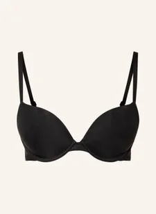 Calvin Klein Biustonosz Push-Up Sheer Marquisette schwarz - Biustonosze - miniaturka - grafika 1
