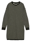 Sukienki - Vero Moda Sukienka w kolorze czarno-kremowym - miniaturka - grafika 1