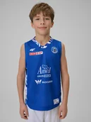 Koszulki dla chłopców - 4F Koszulka meczowa replika wyjazdowa z sezonu 2025/26 dziecięca 4F x Anwil Włocławek - niebieska 146/152 (10-12 lat) - miniaturka - grafika 1