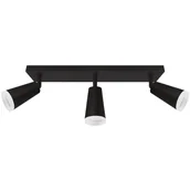 Lampy sufitowe - Reflektorki sufitowe Sana 4146 Ideus do przedpokoju czarne - miniaturka - grafika 1