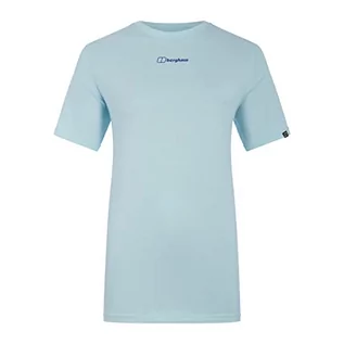 Koszulki i topy damskie - Berghaus Damska koszulka z krótkim rękawem Boyfriend Dolomites Mountain, Iced Aqua, 20 - grafika 1