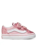 Buty dla dziewczynek - Vans Tenisówki Old Skool V VN000CTGY3K1 Różowy - miniaturka - grafika 1