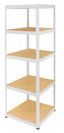 Szafy i regały magazynowe - Regał Helios magazynowy metalowy HWW_196X030X30_5_0WZ ilość półek 5 nośność 175 kg / Wamar-Sosenka - miniaturka - grafika 1