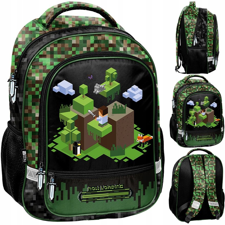 Plecak Szkolny Paso tornister Minecraft klasa 1-3