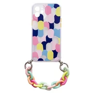 Etui i futerały do telefonów - Color Chain Case żelowe elastyczne etui z łańcuchem łańcuszkiem zawieszką do Xiaomi Redmi Note 10 Pro wielokolorowy (1) - miniaturka - grafika 1