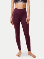 Legginsy - Triumph Legginsy Cardio 10217851 Bordowy Slim Fit - miniaturka - grafika 1