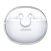 Słuchawki - USAMS BU TWS Biały - miniaturka - grafika 1